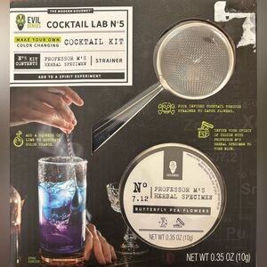 evil genius cocktail lab No.5 make your own color changing cocktail kit NEW!